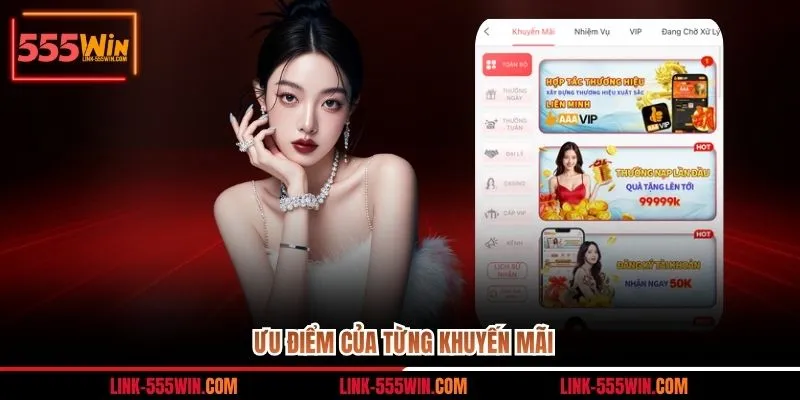 Ưu điểm của từng khuyến mãi